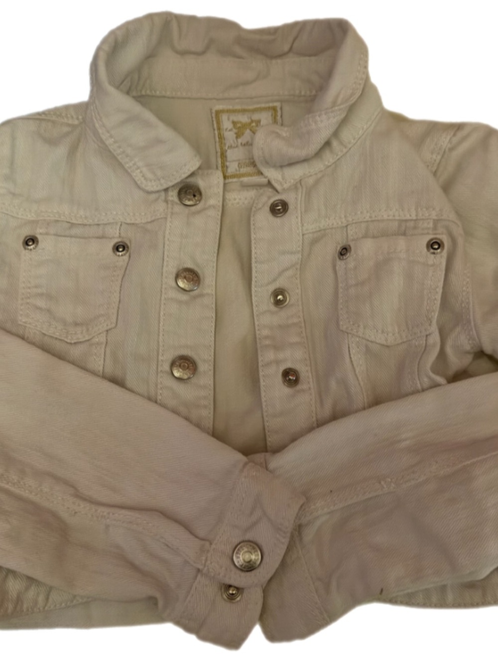 Gymboree White Jean Jacket